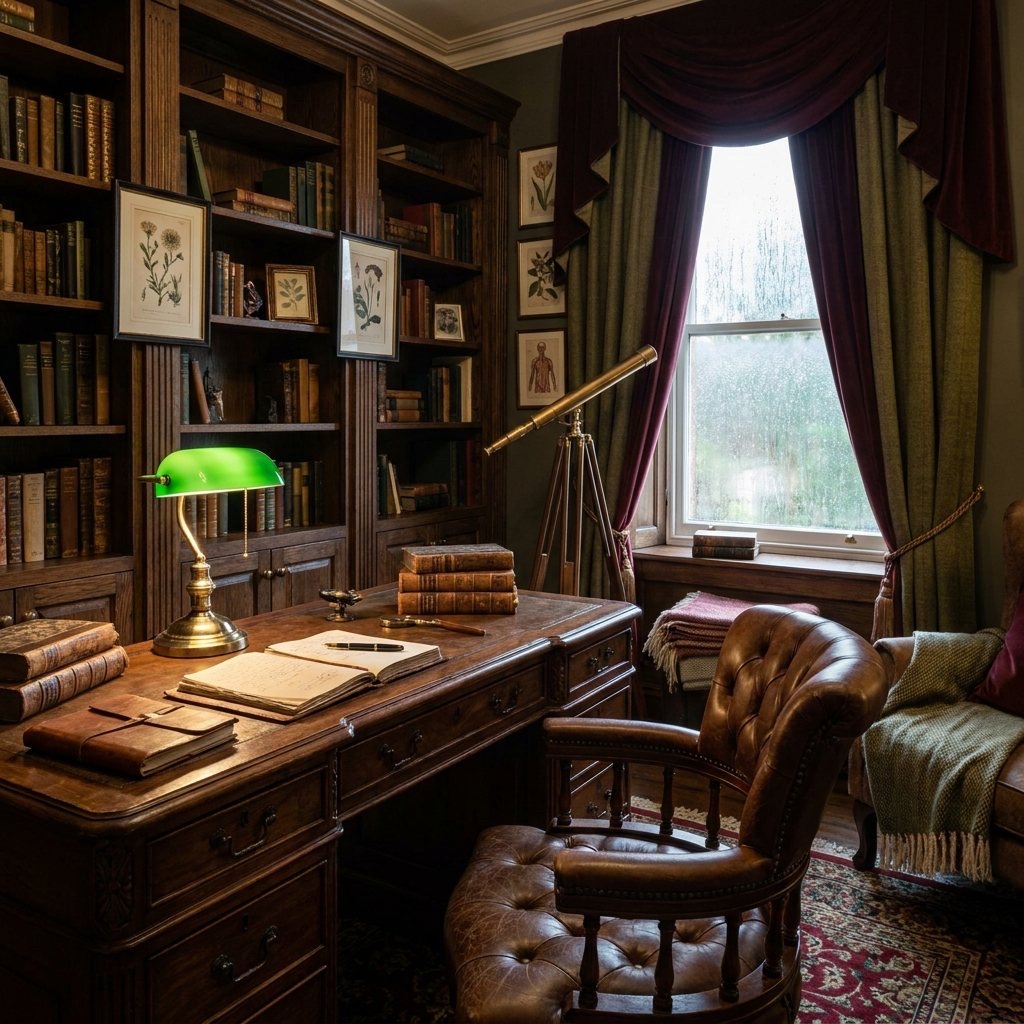 Home office – Dark Academia